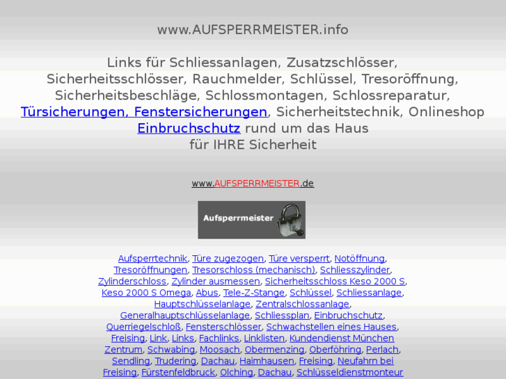 www.aufsperrmeister.info