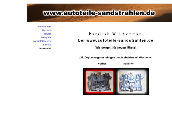 www.autoteile-sandstrahlen.de