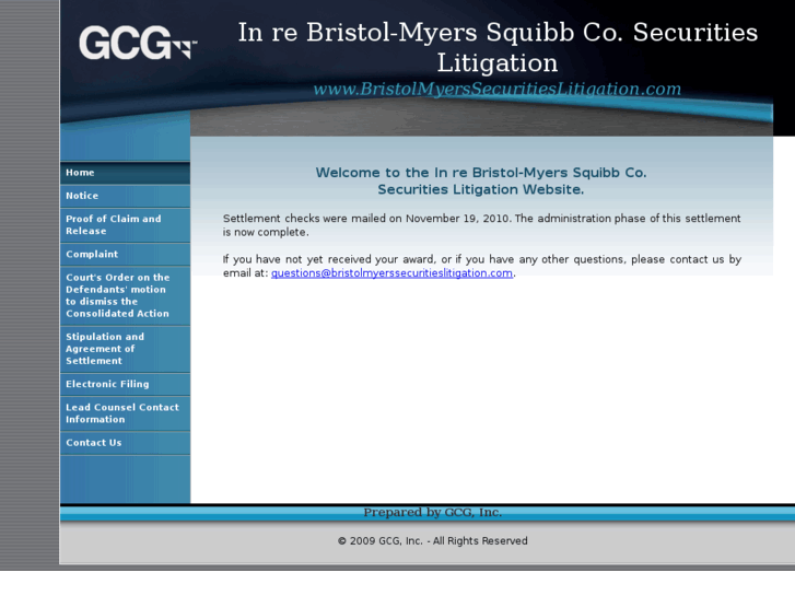 www.bristolmyerssecuritieslitigation.com