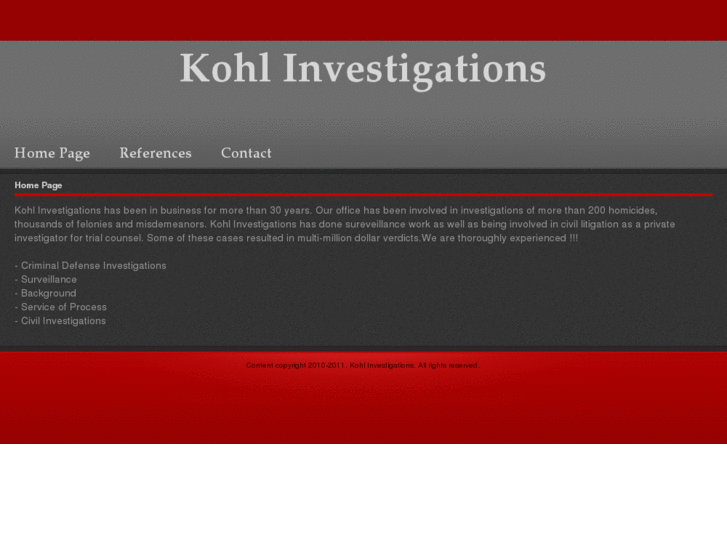 www.kohlinvestigations.com