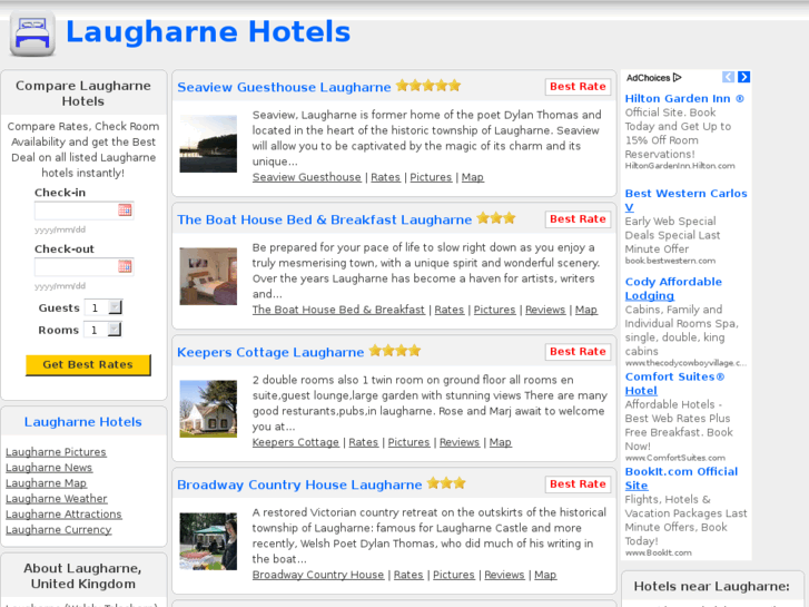 www.laugharnehotels.com