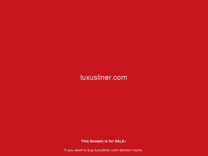 www.luxusliner.com