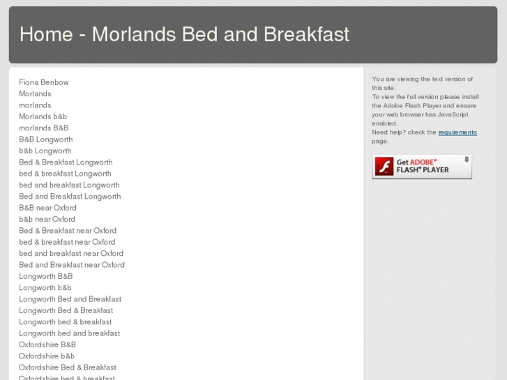 www.morlandsbedandbreakfast.com