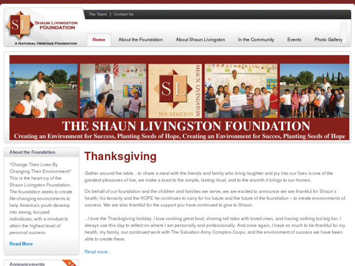 www.slivingstonfoundation.org