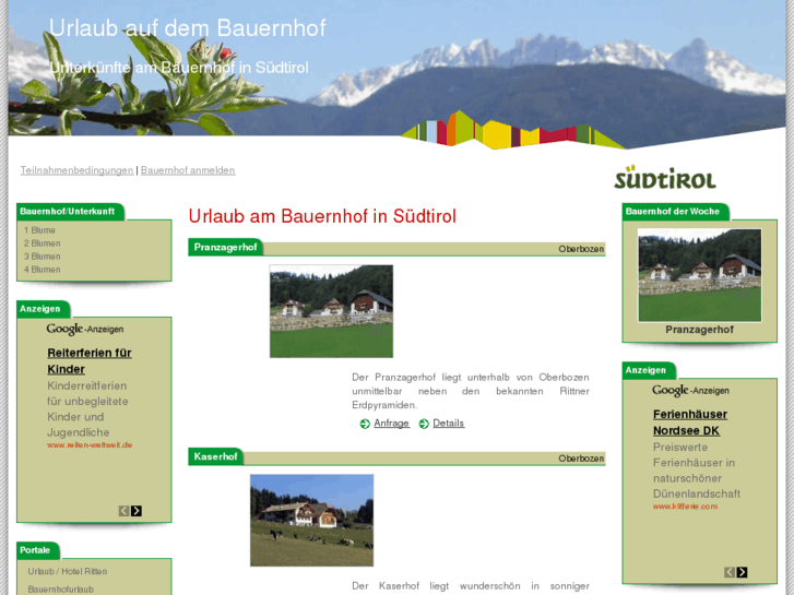 www.urlaub-bauernhof-suedtirol.info