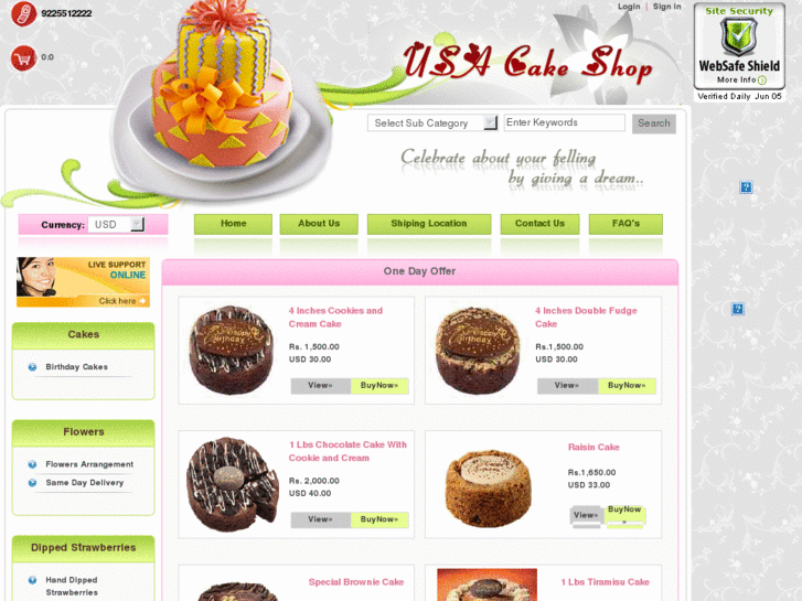 www.usacakeshop.com