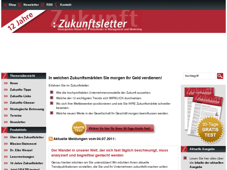 www.zukunftsletter.de