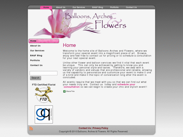 www.balloonsarchesandflowers.com