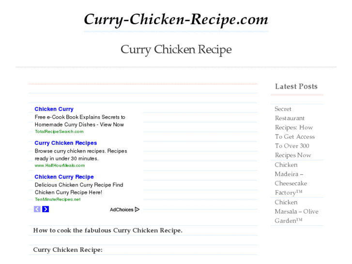 www.curry-chicken-recipe.com