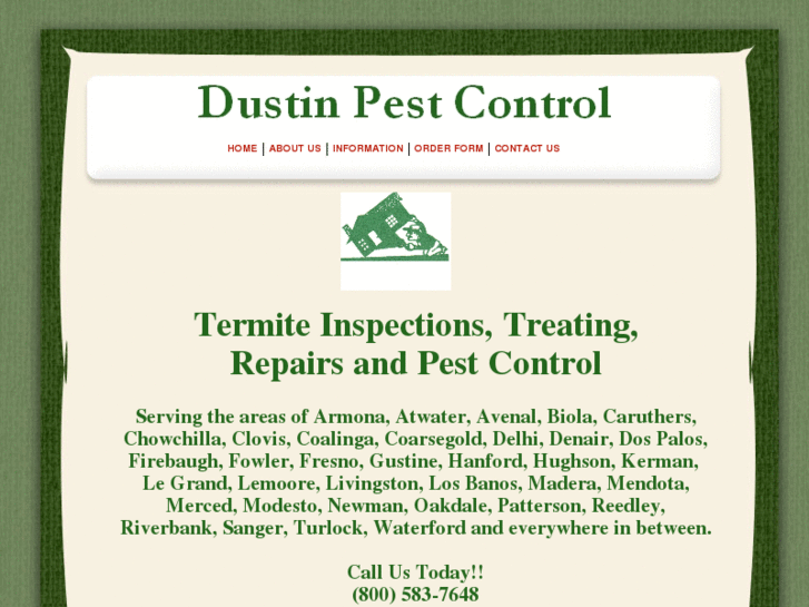 www.dustinpestcontrol.com