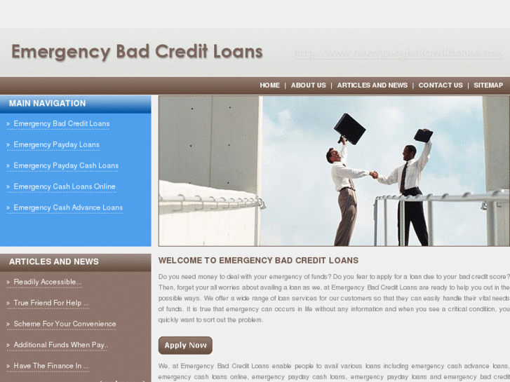 www.emergencybadcreditloans.com