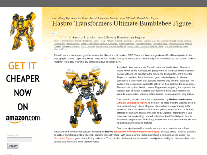 www.hasbrotransformersultimatebumblebeefigure.net