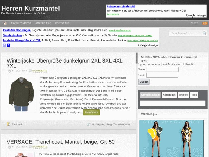 www.herrenkurzmantel.com