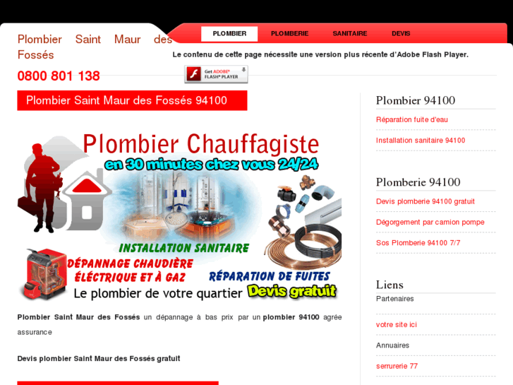 www.plombierstmaurdesfosses.net