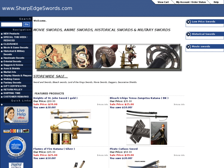 www.sharpedgeswords.com