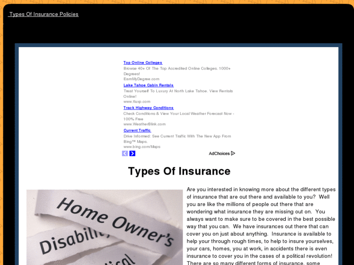 www.typesofinsurancepolicies.com