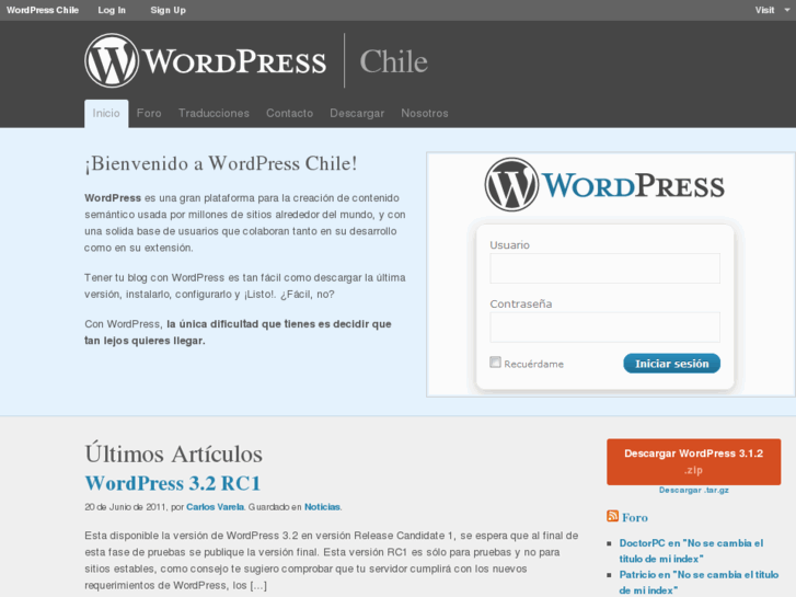 www.wordpress.cl