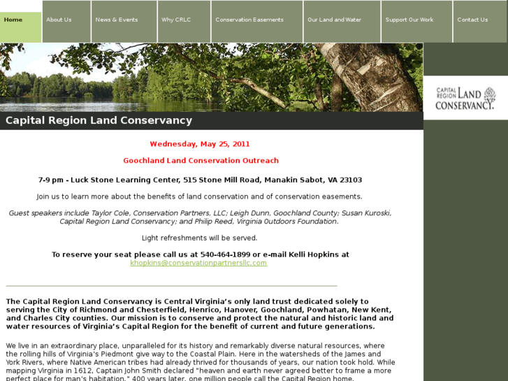 www.capitalregionlandconservancy.org