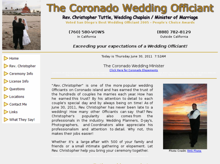 www.coronadoweddingminister.com