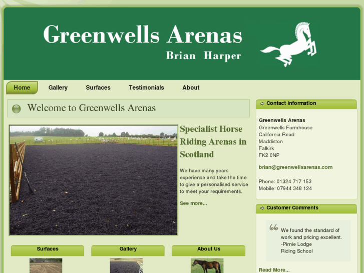 www.greenwellsarenas.com