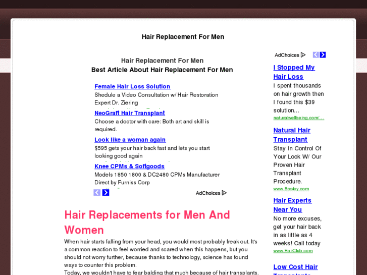 www.hairreplacementformen.net