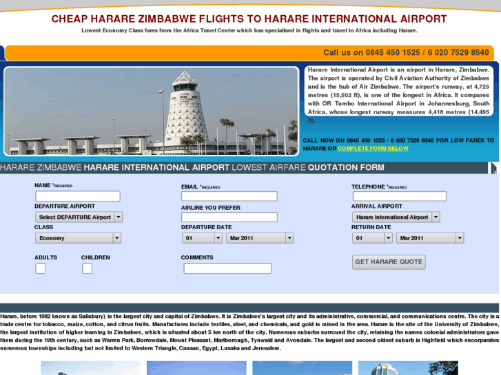 www.hararezimbabweflights.com