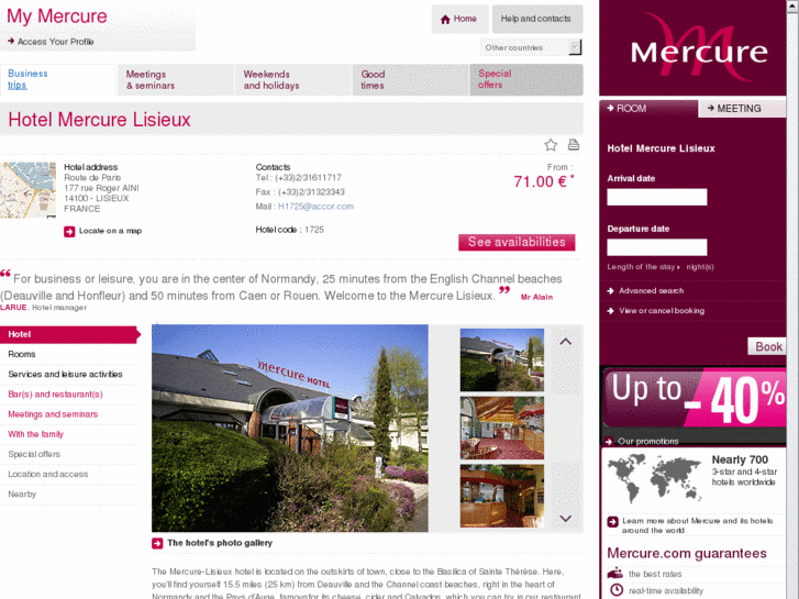 www.mercure-lisieux.com