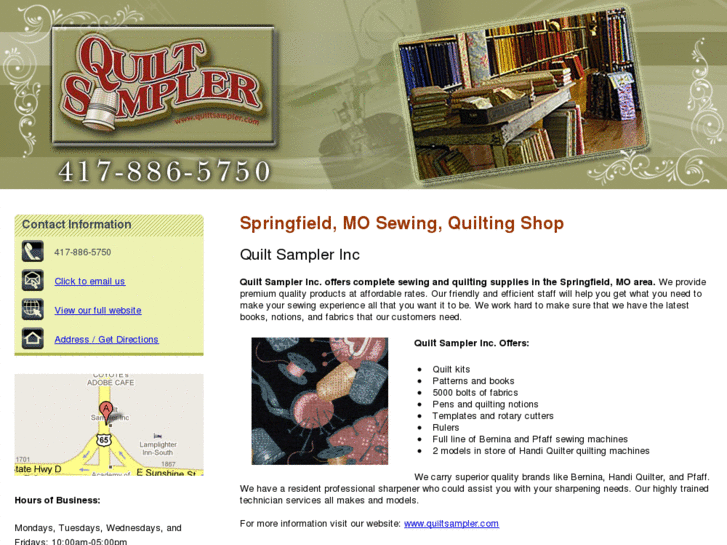 www.quiltsamplermachines.com