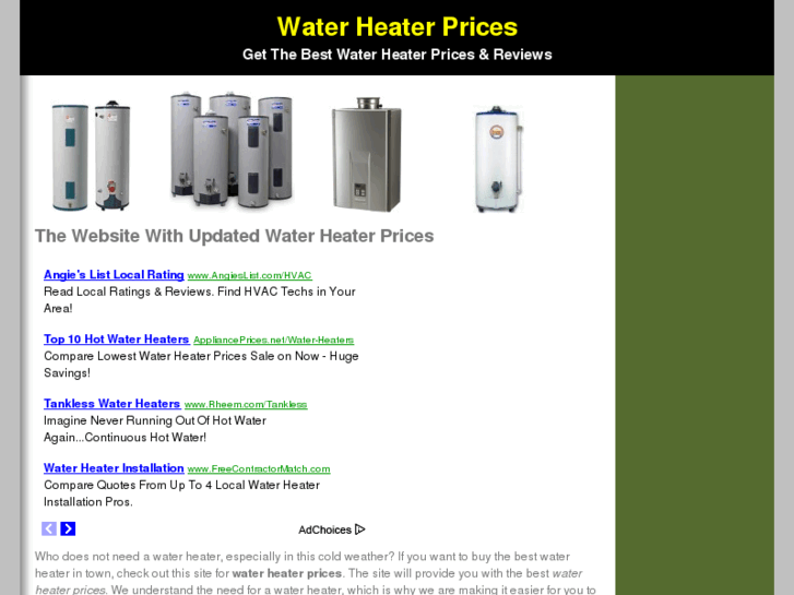 www.water-heater-prices.info