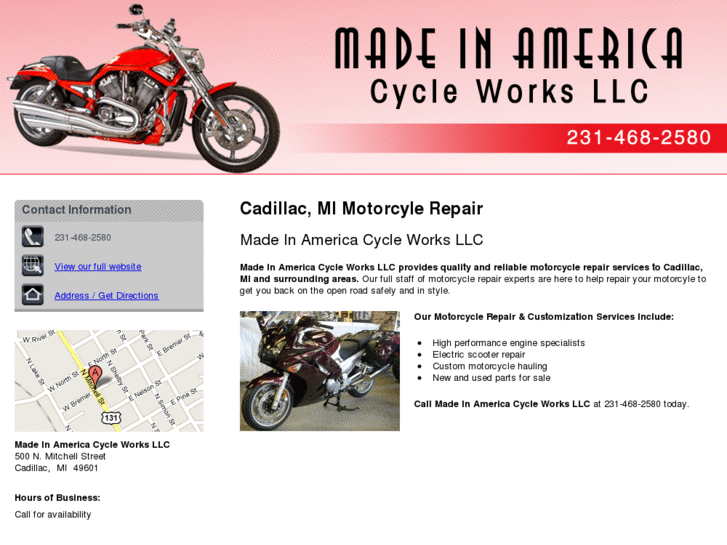 www.cadillacmotorcyclerepair.com