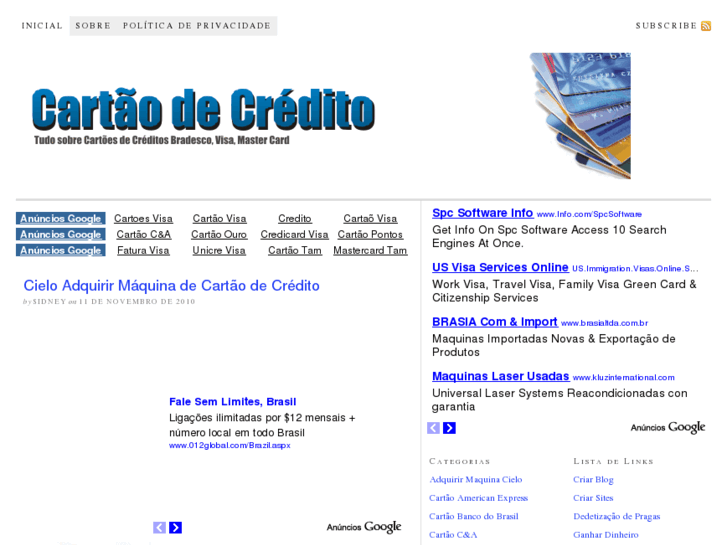 www.cartaodecredito.me