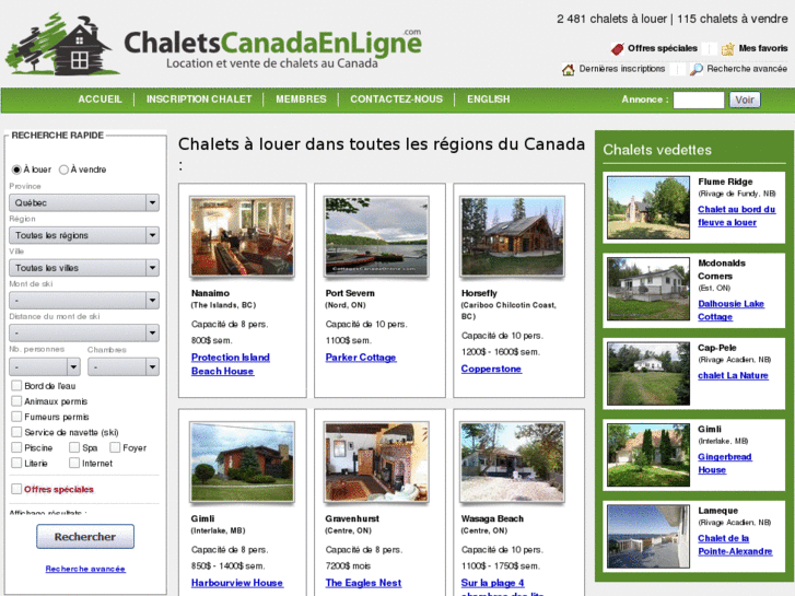 www.chaletscanadaenligne.com