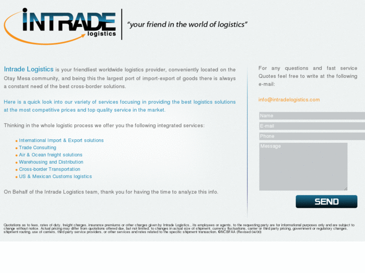 www.intradelogistics.com