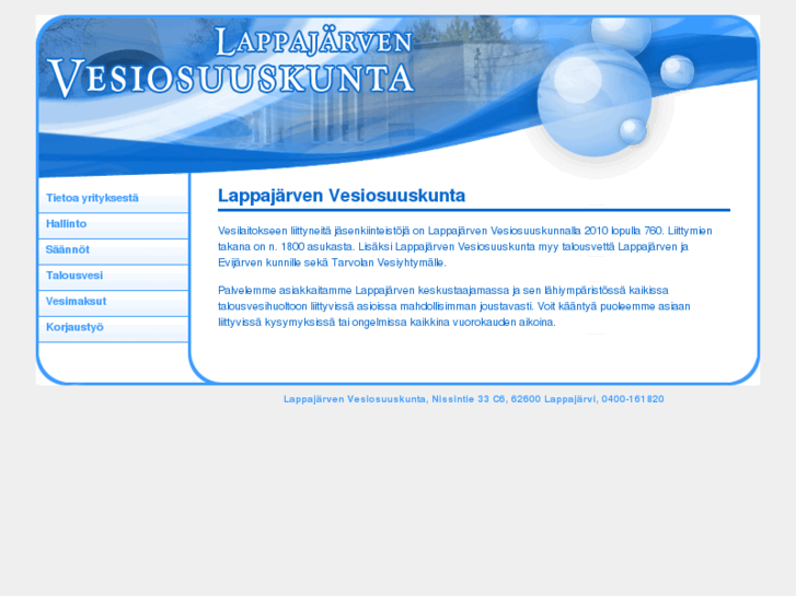 www.lappajarvenvesi.com