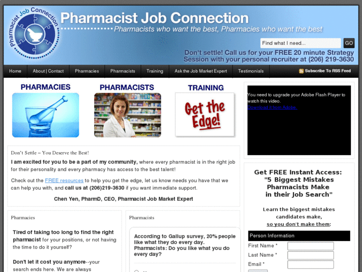 www.pharmacistjobconnection.com