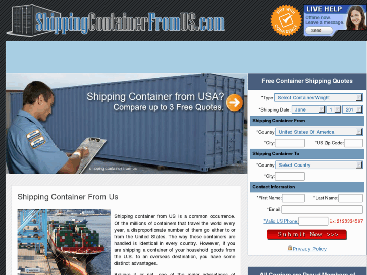 www.shippingcontainerfromus.com