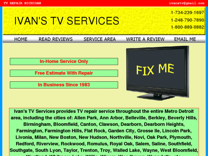 www.tvrepairmichigan.com