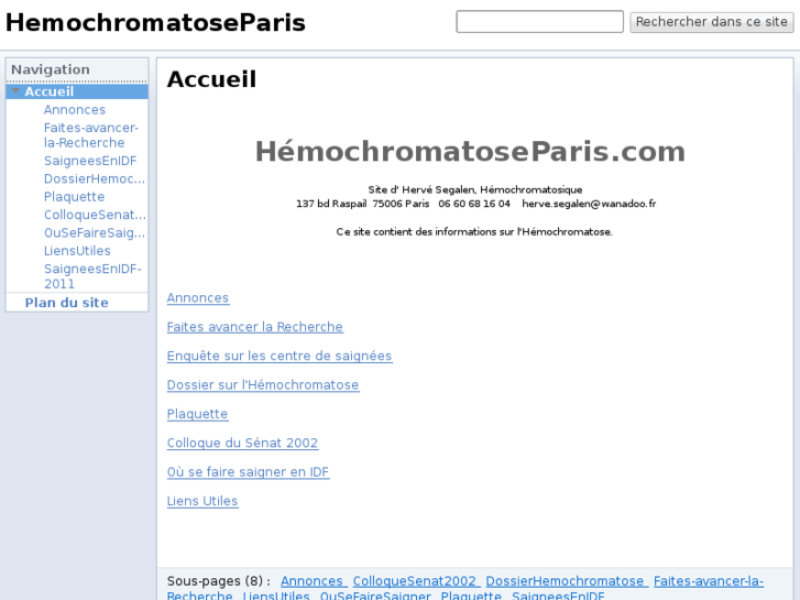 www.hemochromatoseparis.com