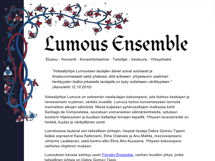 www.lumousensemble.com