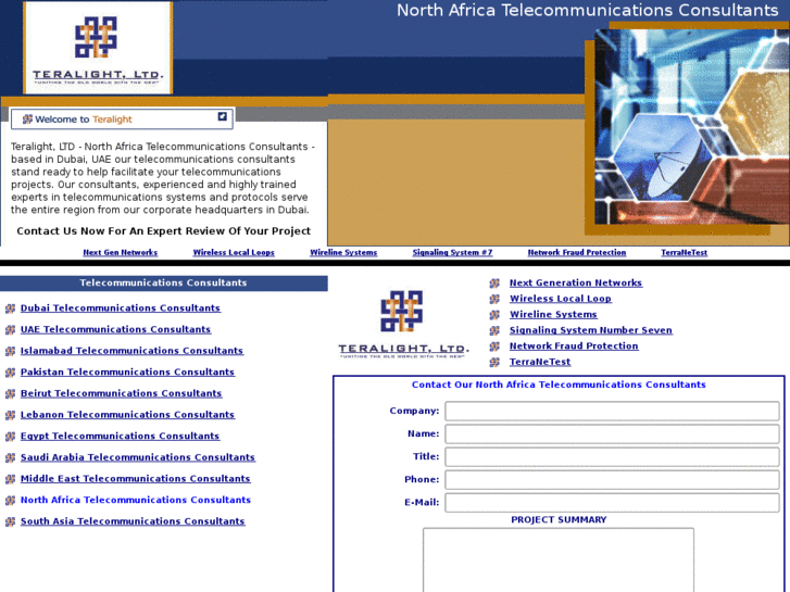 www.northafricatelecommunicationsconsultants.com