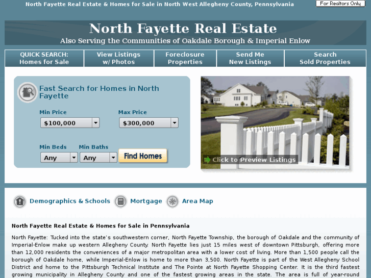 www.northfayette-realestate.com