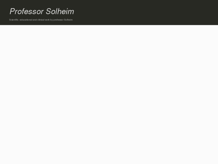 www.professorsolheim.com