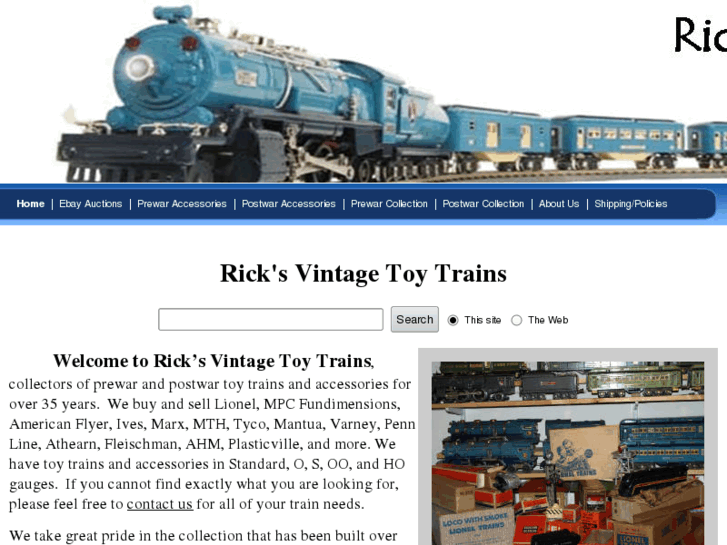 www.ricksvintagetoytrains.com