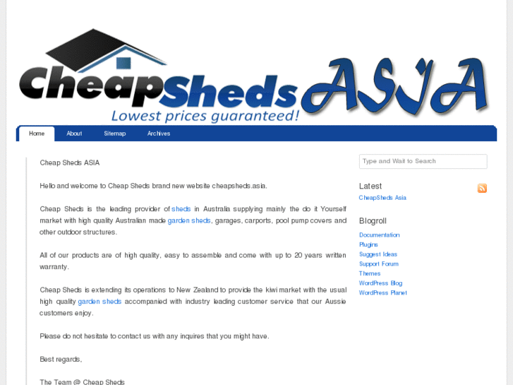 www.cheapsheds.asia