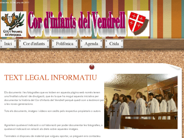 www.cordinfantsdelvendrell.net