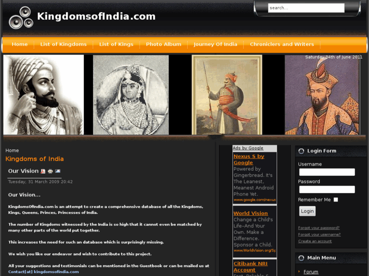 www.kingdomsofindia.com