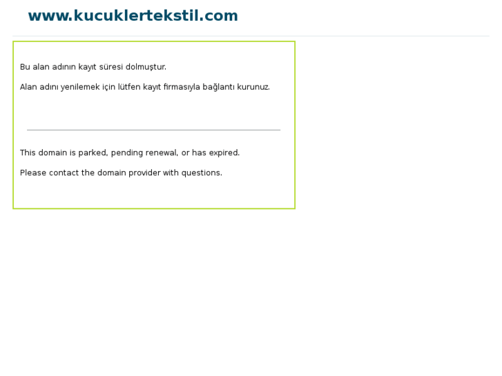 www.kucuklertekstil.com