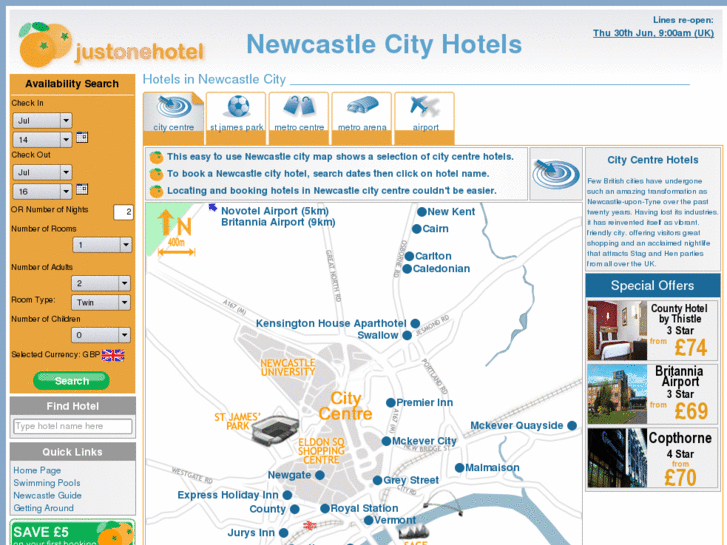 www.newcastle-city-hotels.com