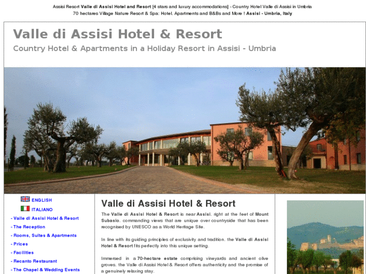 www.vallediassisihotel.com