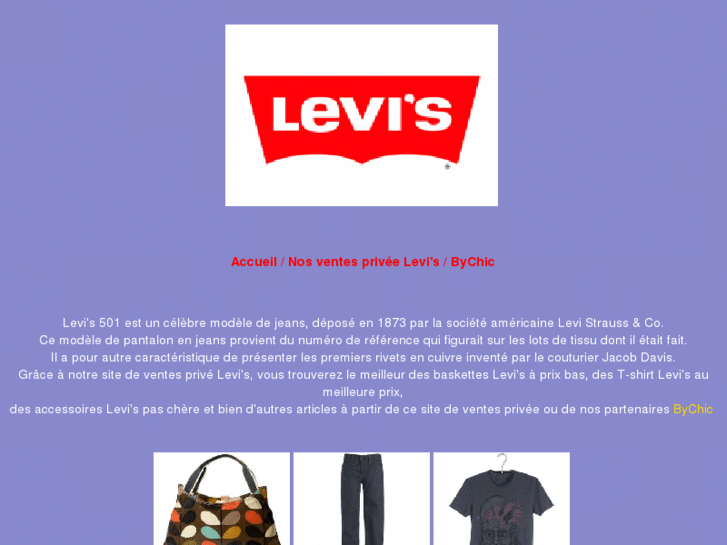 www.vente-privee-levis.com